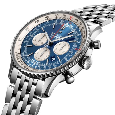 breitling navitimer armband blau